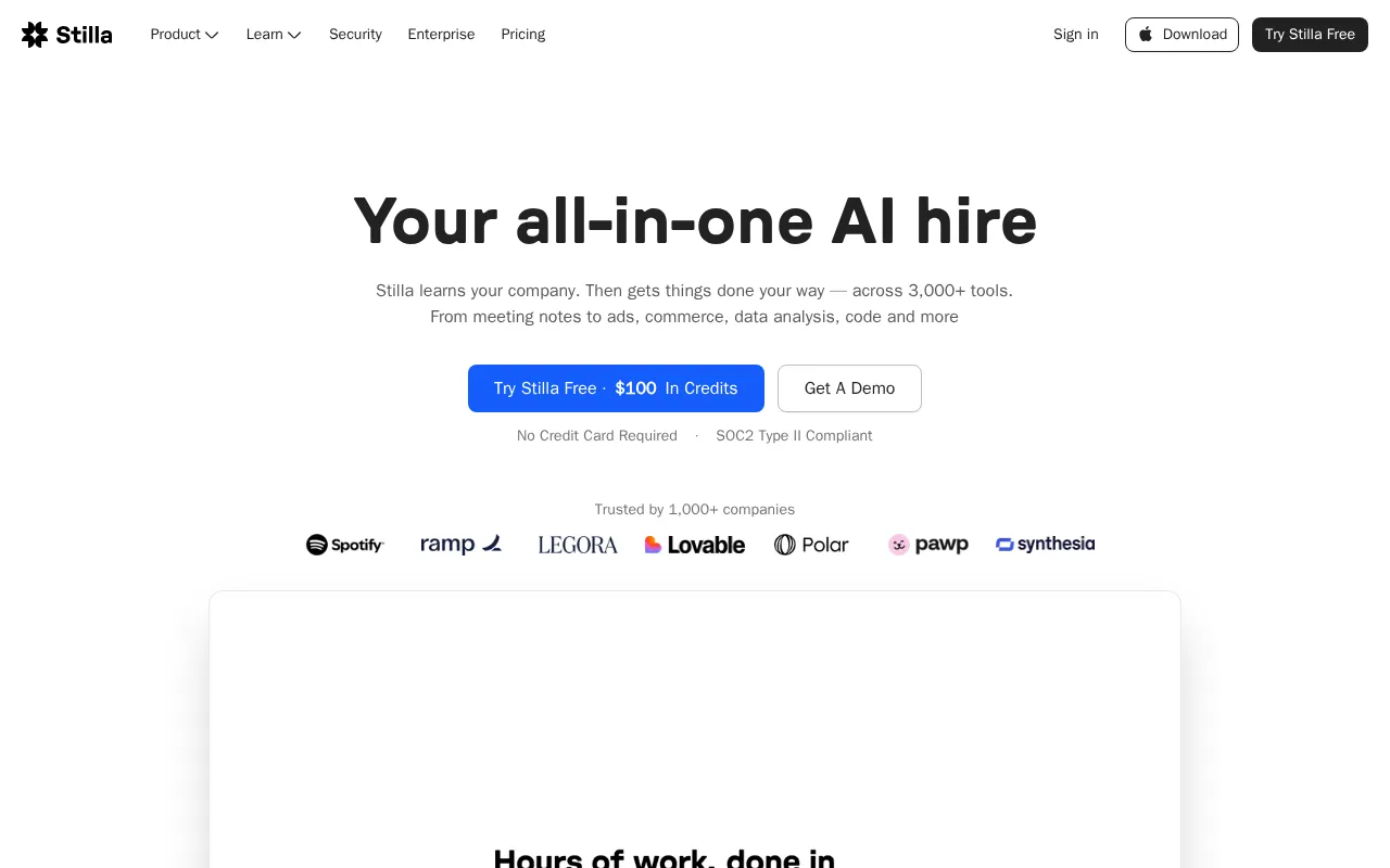 Stilla — preview screenshot