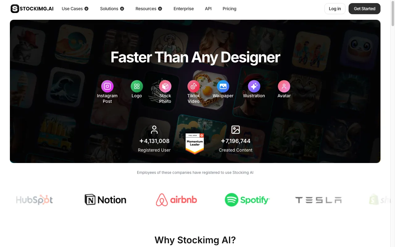 Stockimg AI — preview screenshot