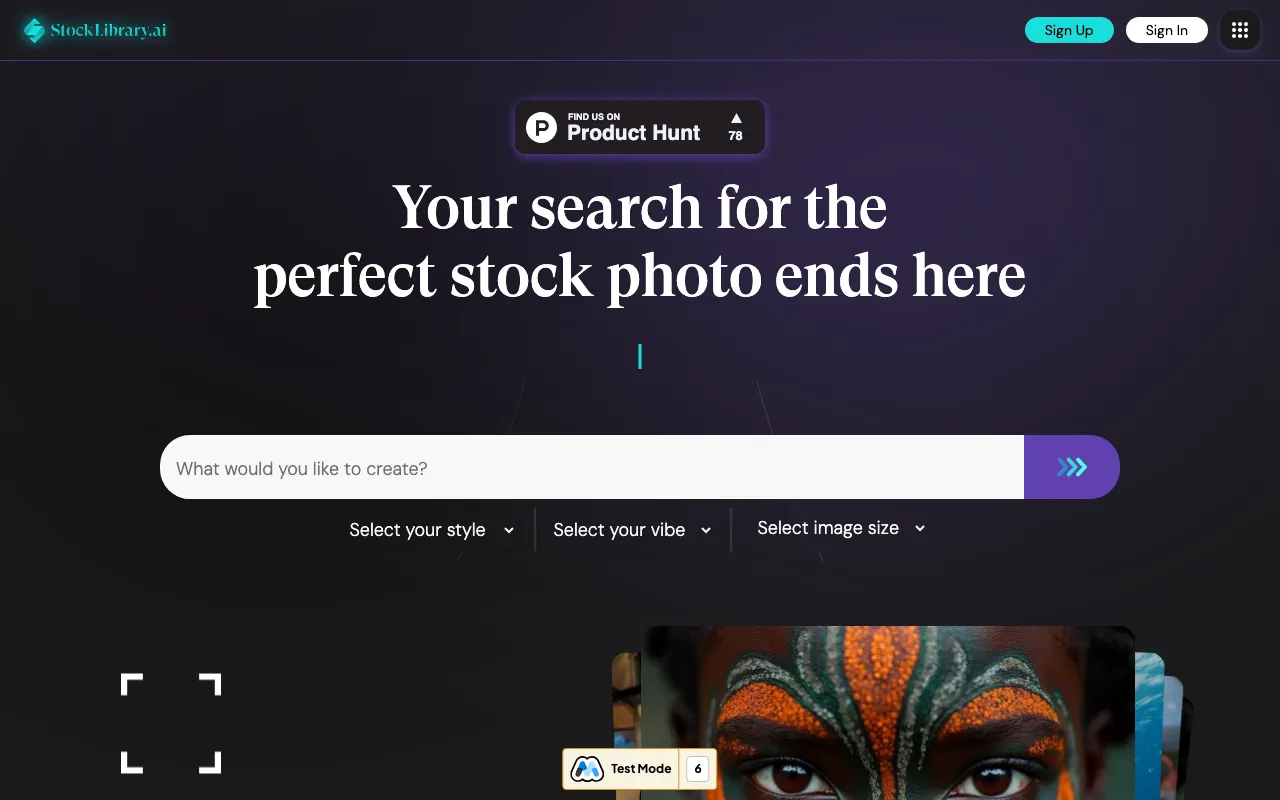 StockLibrary.ai — preview screenshot