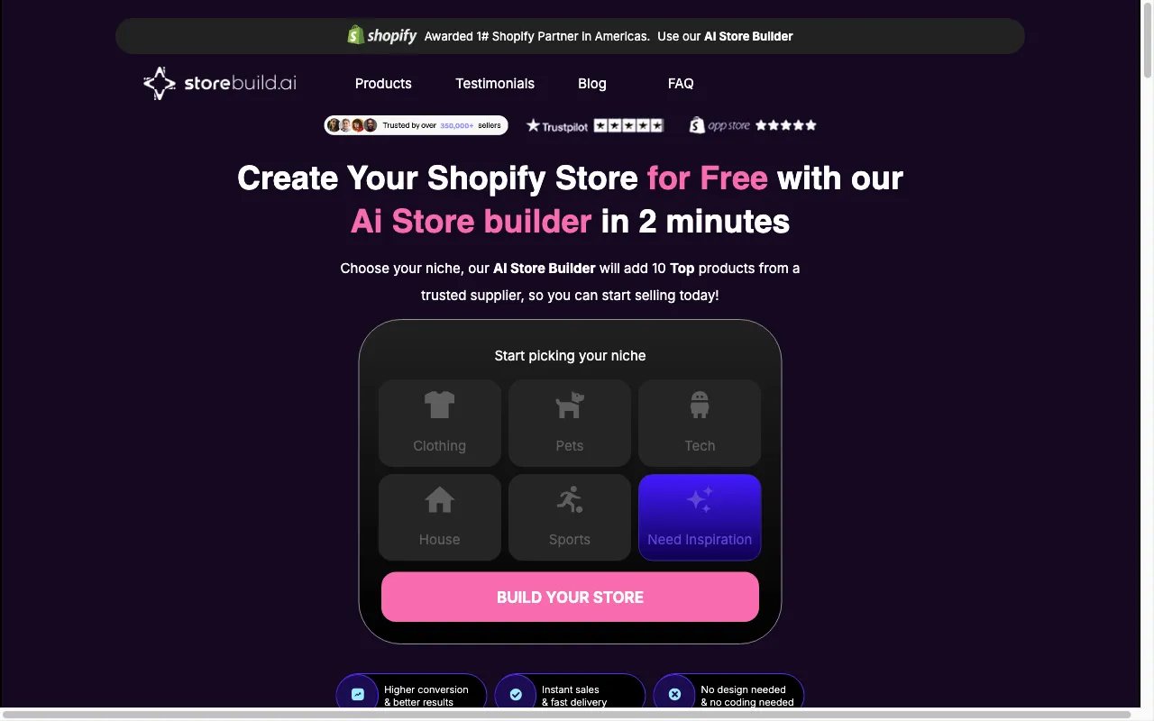 Storebuild.ai — preview screenshot