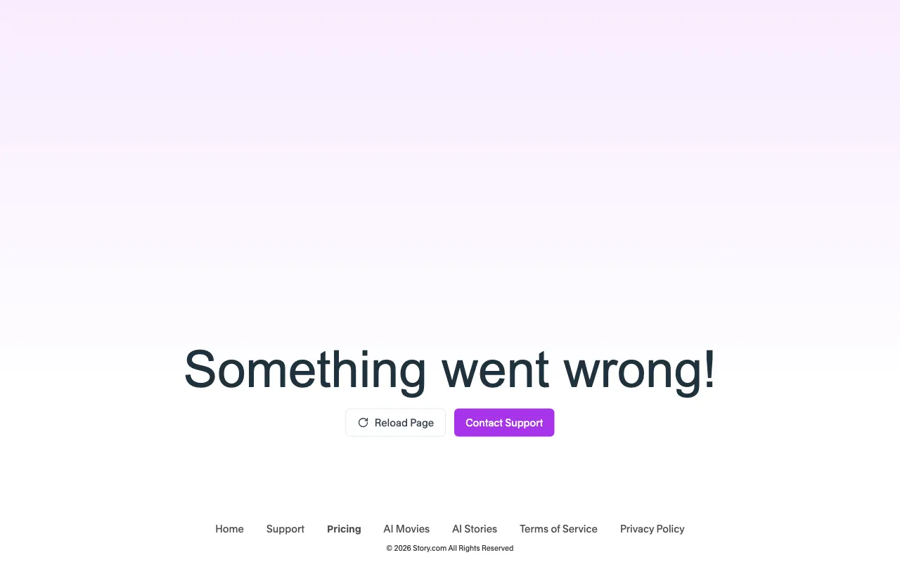Story.com — pricing page