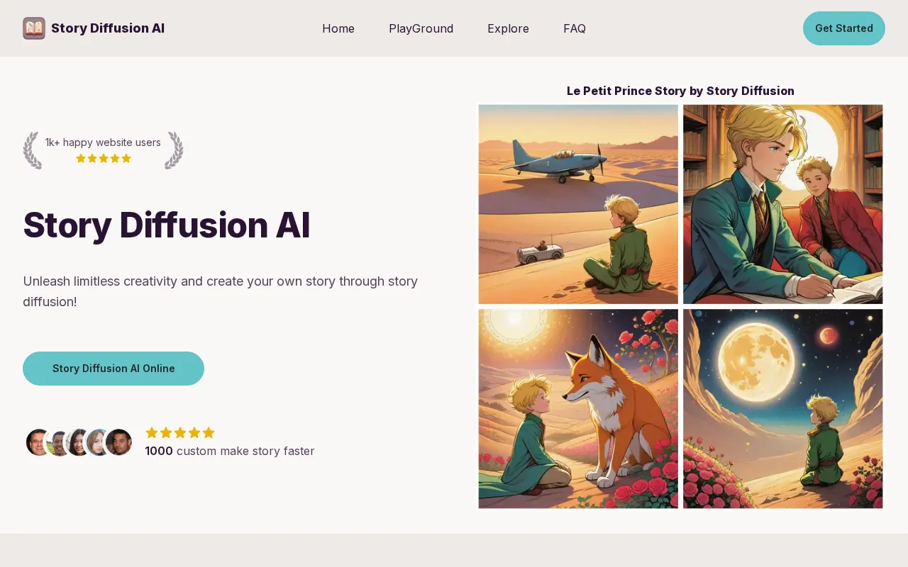 Story Diffusion AI — preview screenshot
