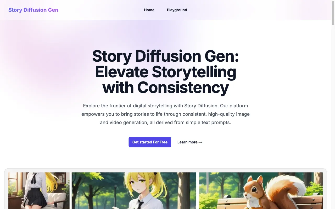 Story Diffusion Gen — preview screenshot