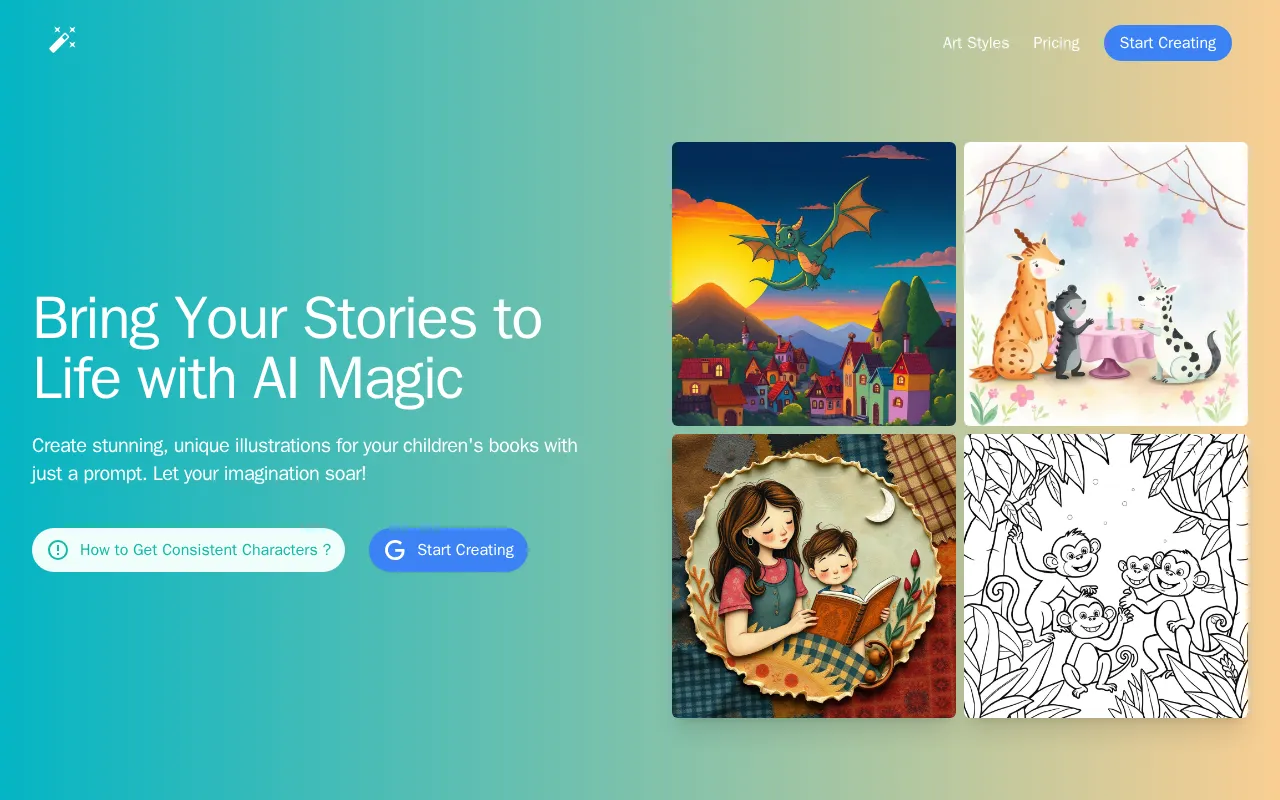 StoryArtAI — preview screenshot