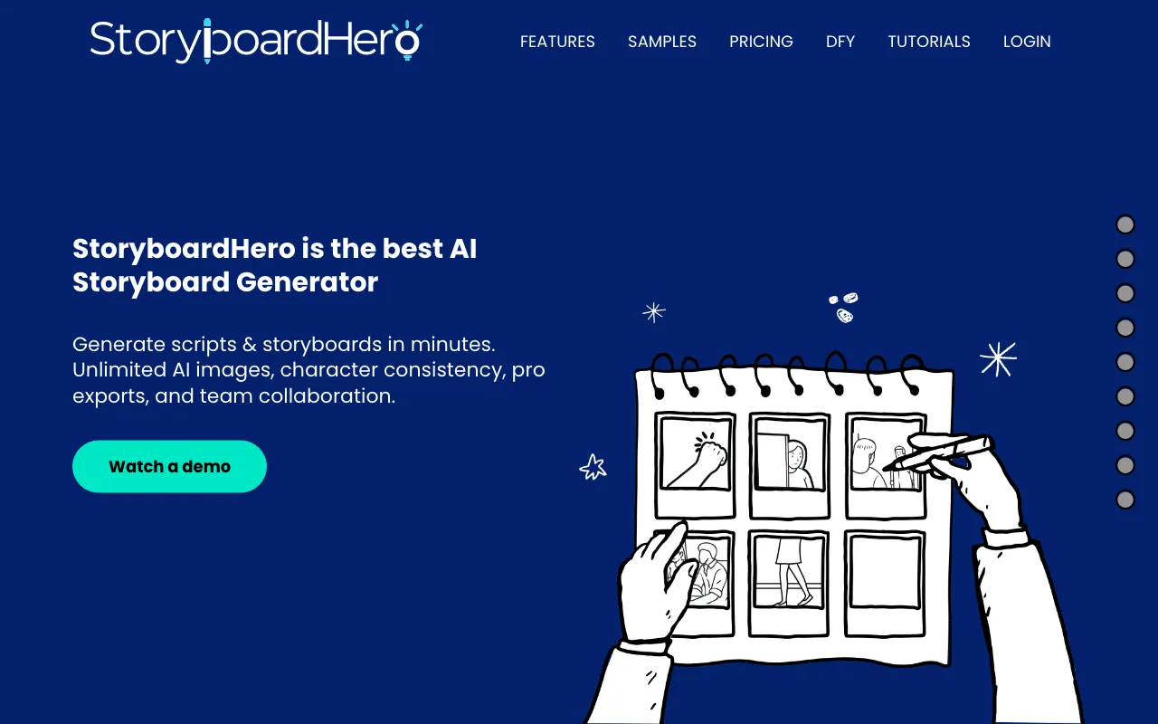 Storyboard Hero — preview screenshot