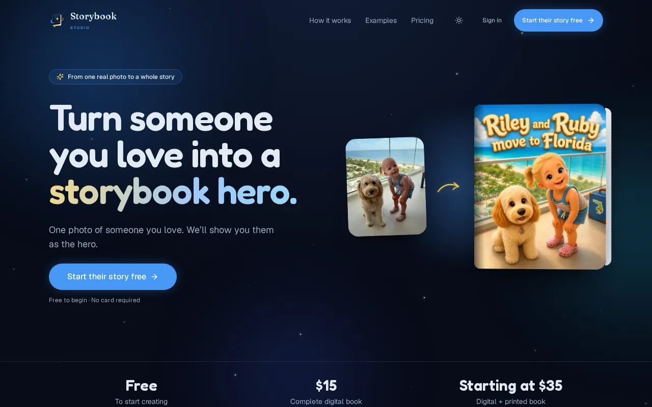 Storybook Studio — preview screenshot