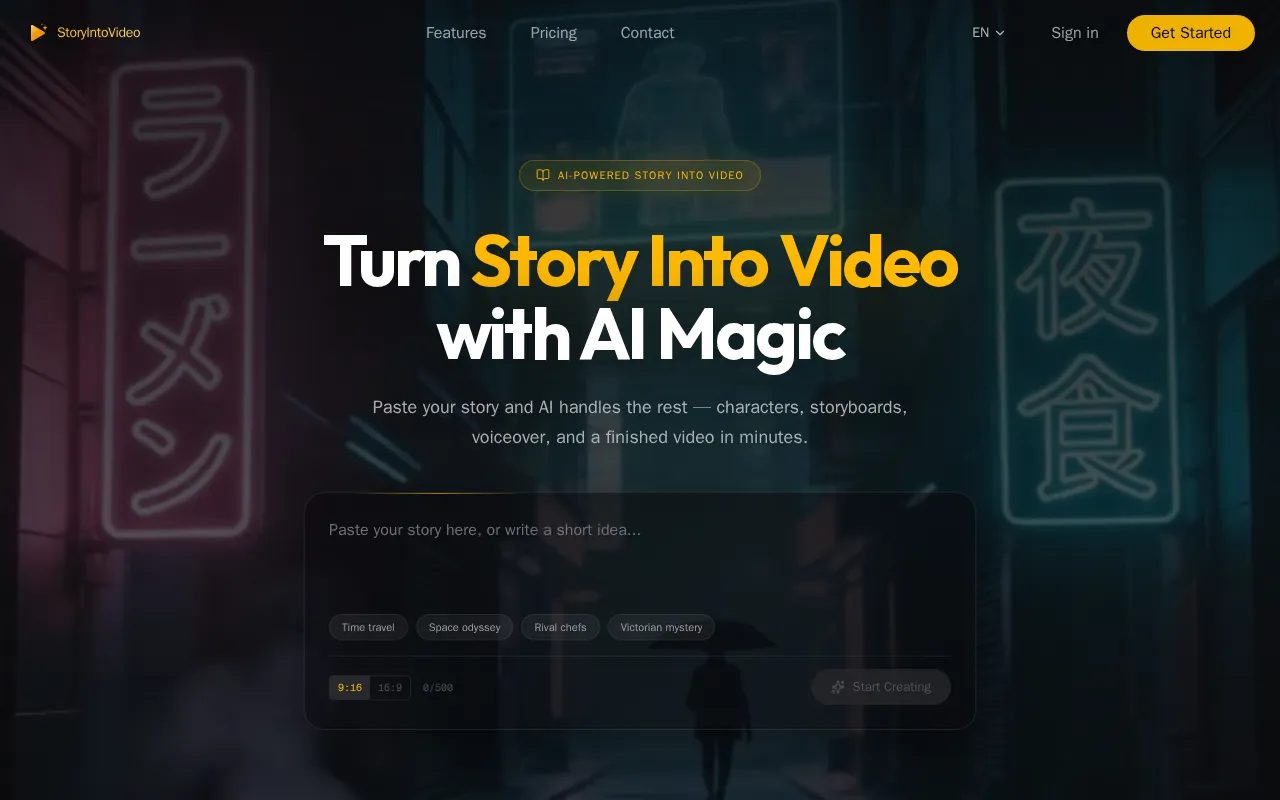 StoryIntoVideo — preview screenshot
