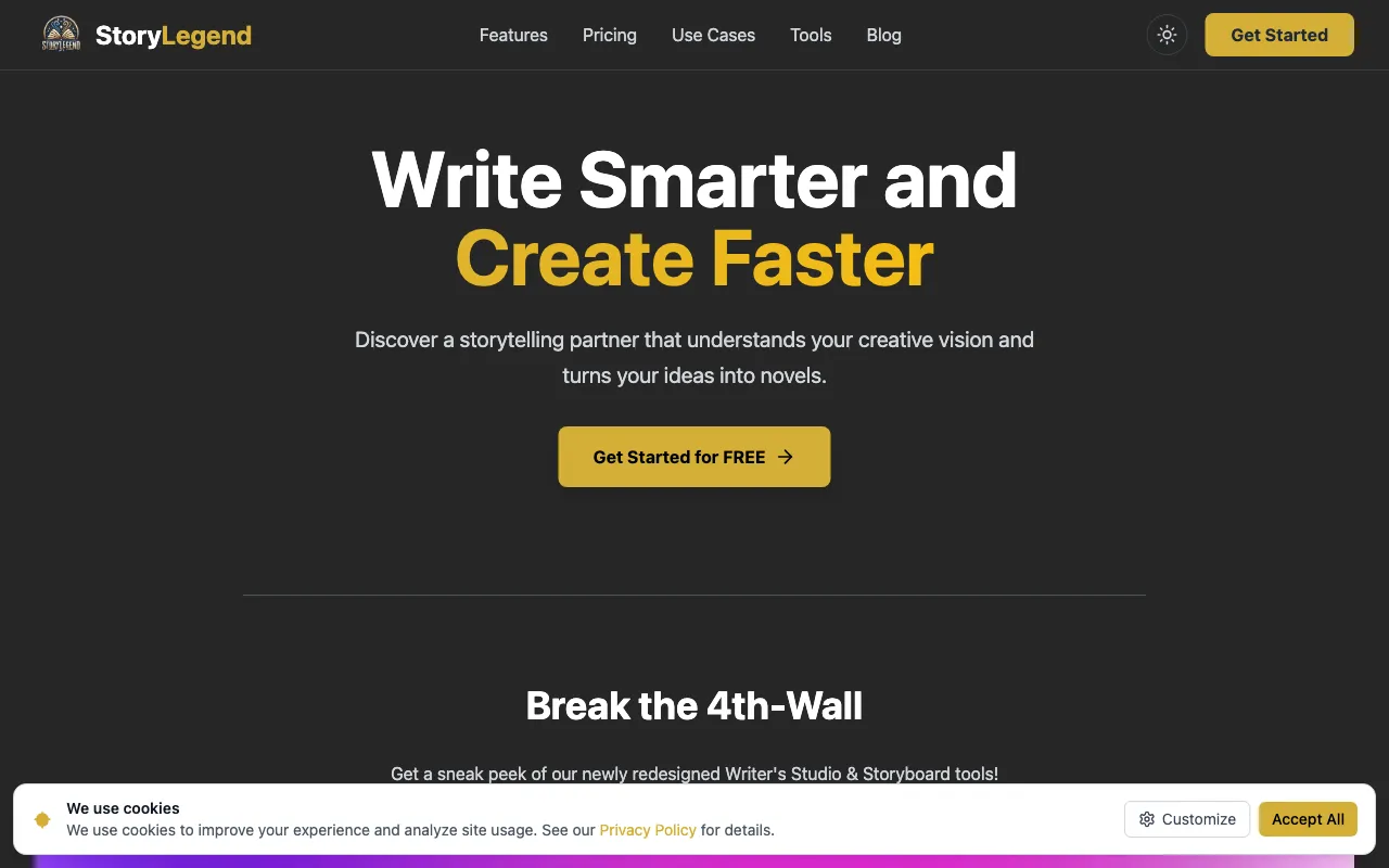 StoryLegend — preview screenshot
