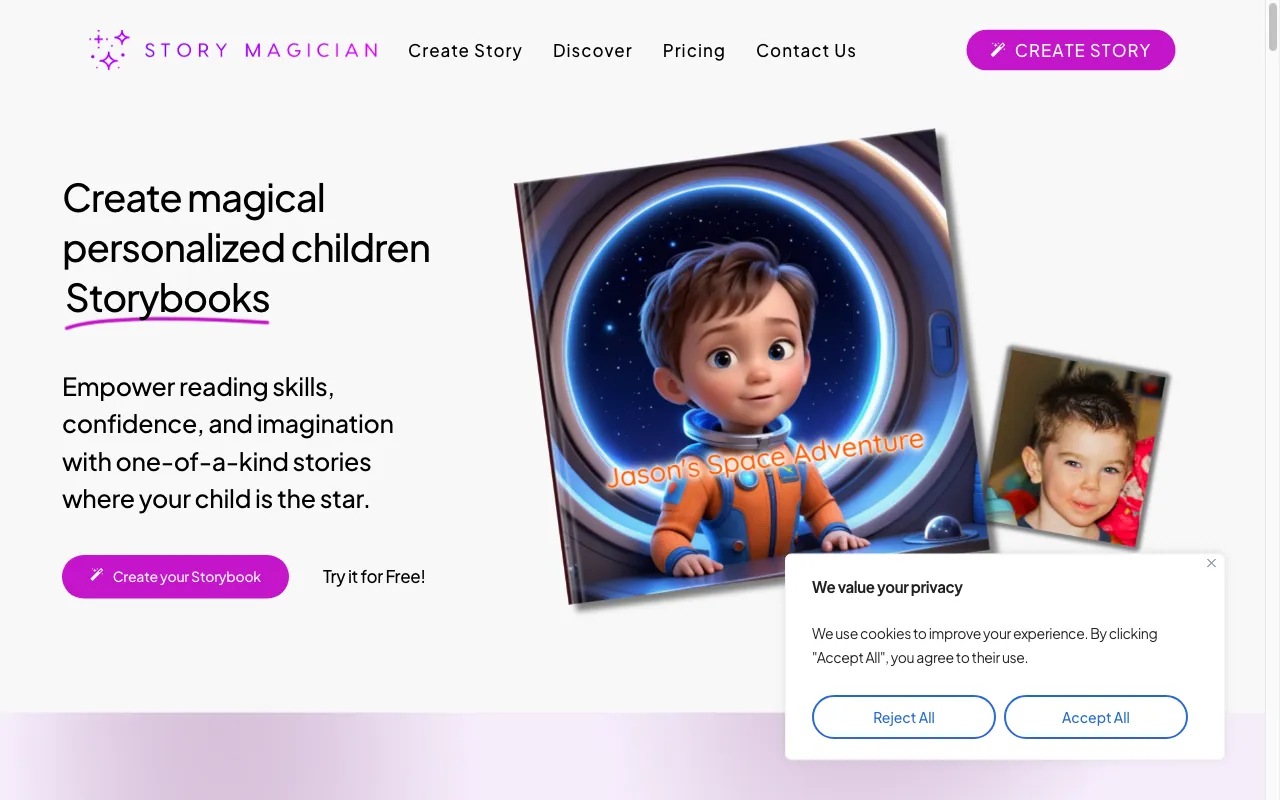 StoryMagician AI — preview screenshot