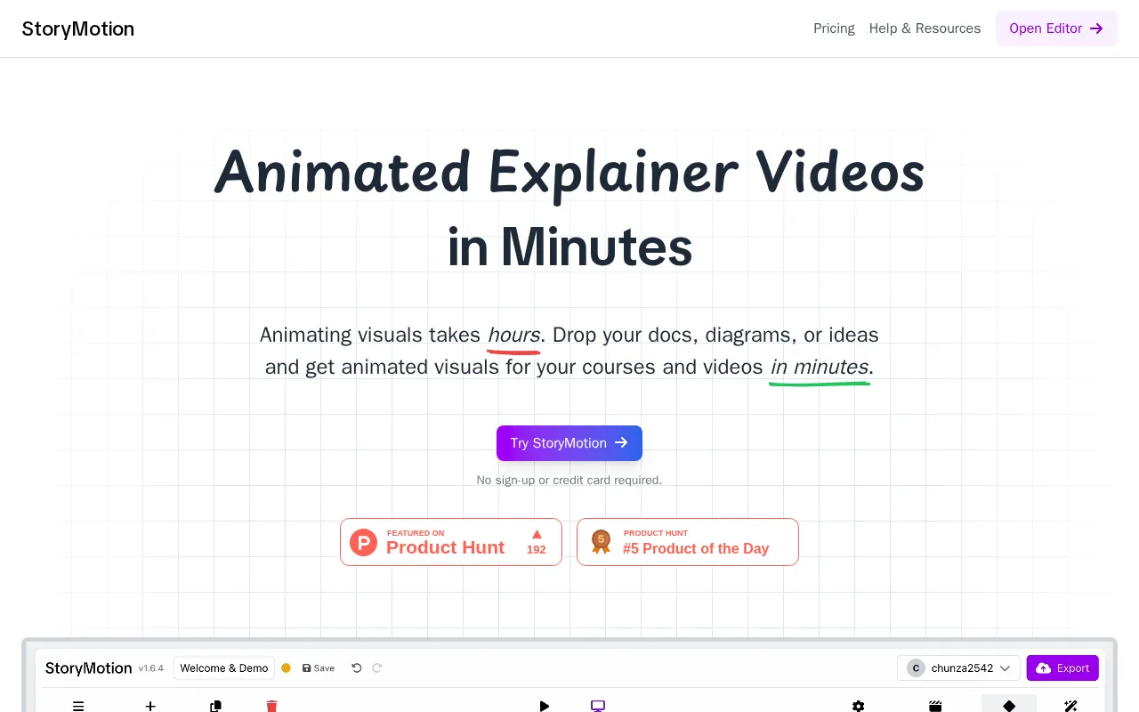 StoryMotion — preview screenshot