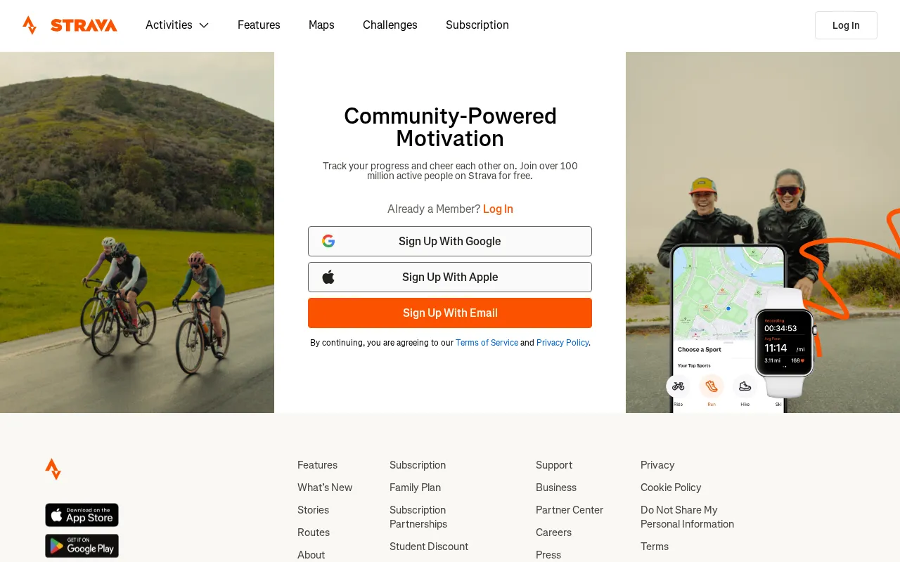 Strava — preview screenshot