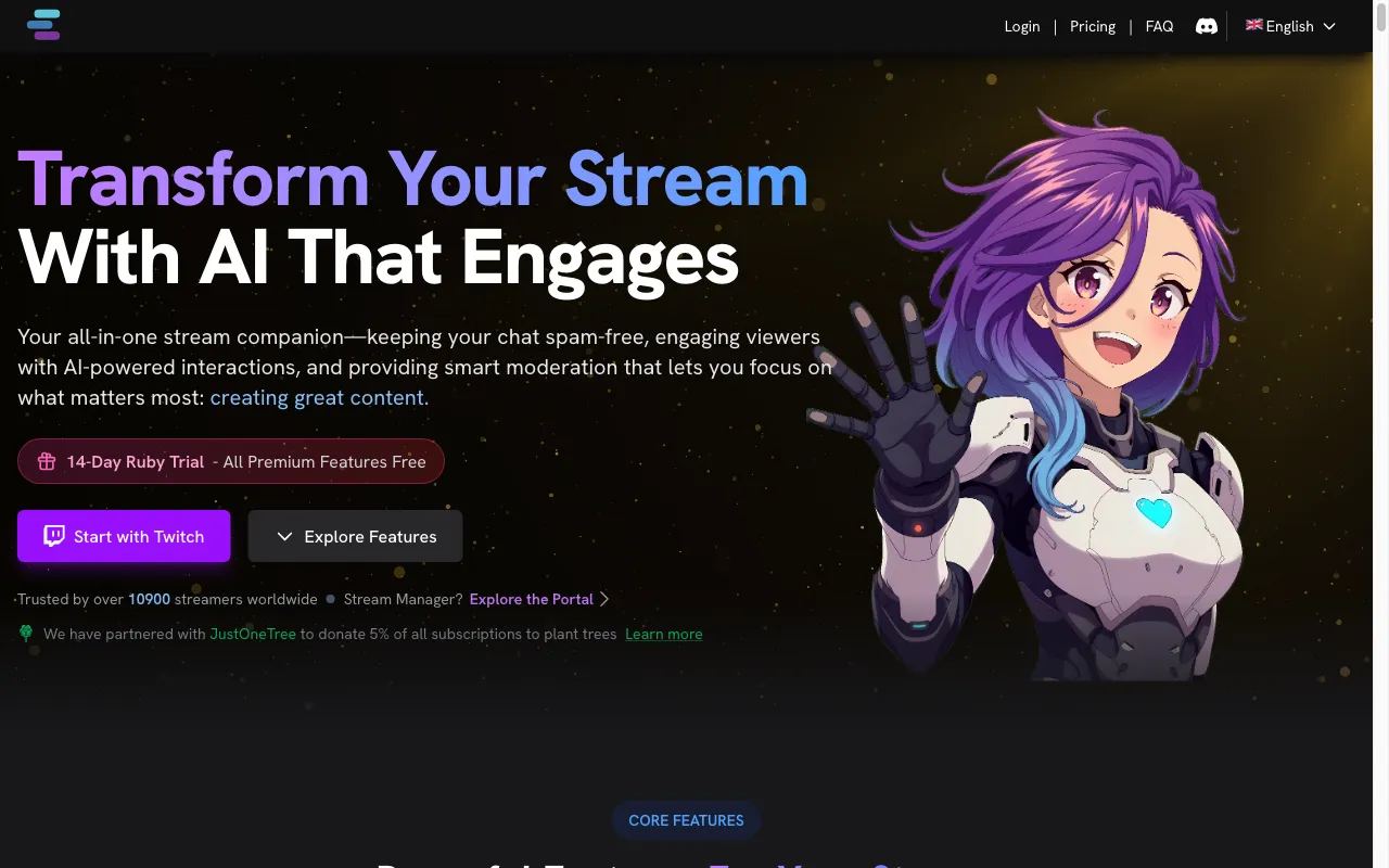 Stream Chat A.I. — preview screenshot