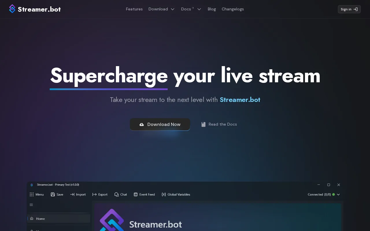 Streamer — preview screenshot
