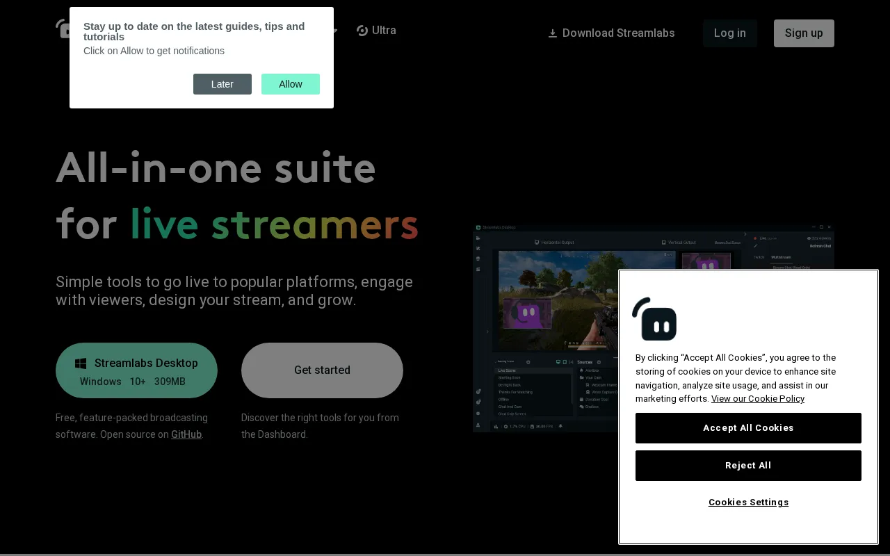 Streamlabs — preview screenshot