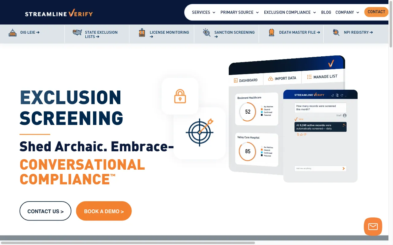 Streamline Verify — preview screenshot