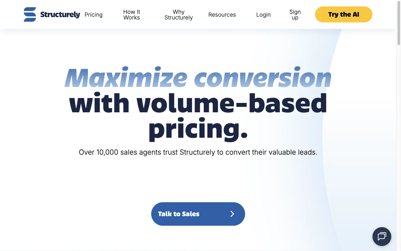 structurely.com — pricing page