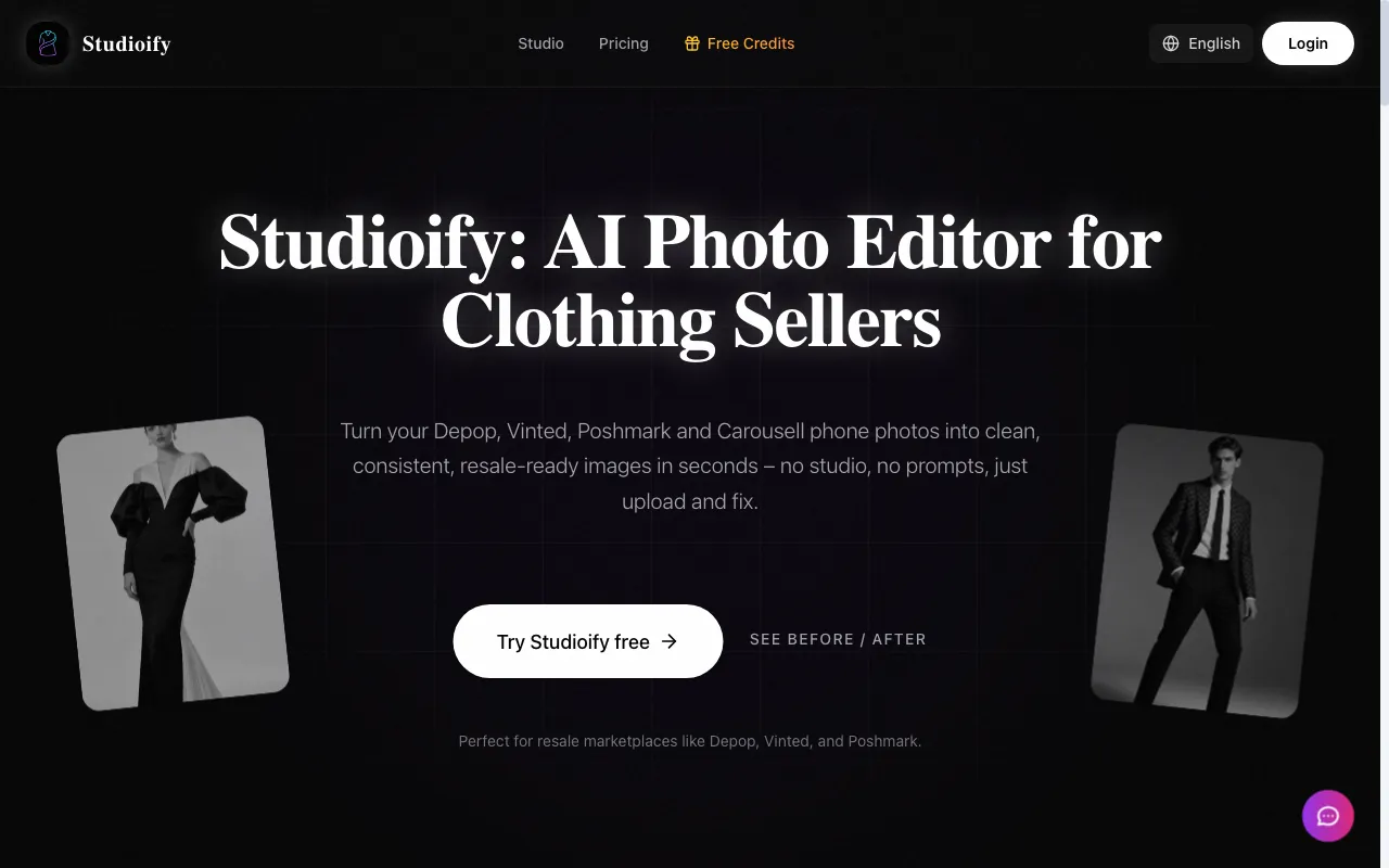 Studioify — preview screenshot