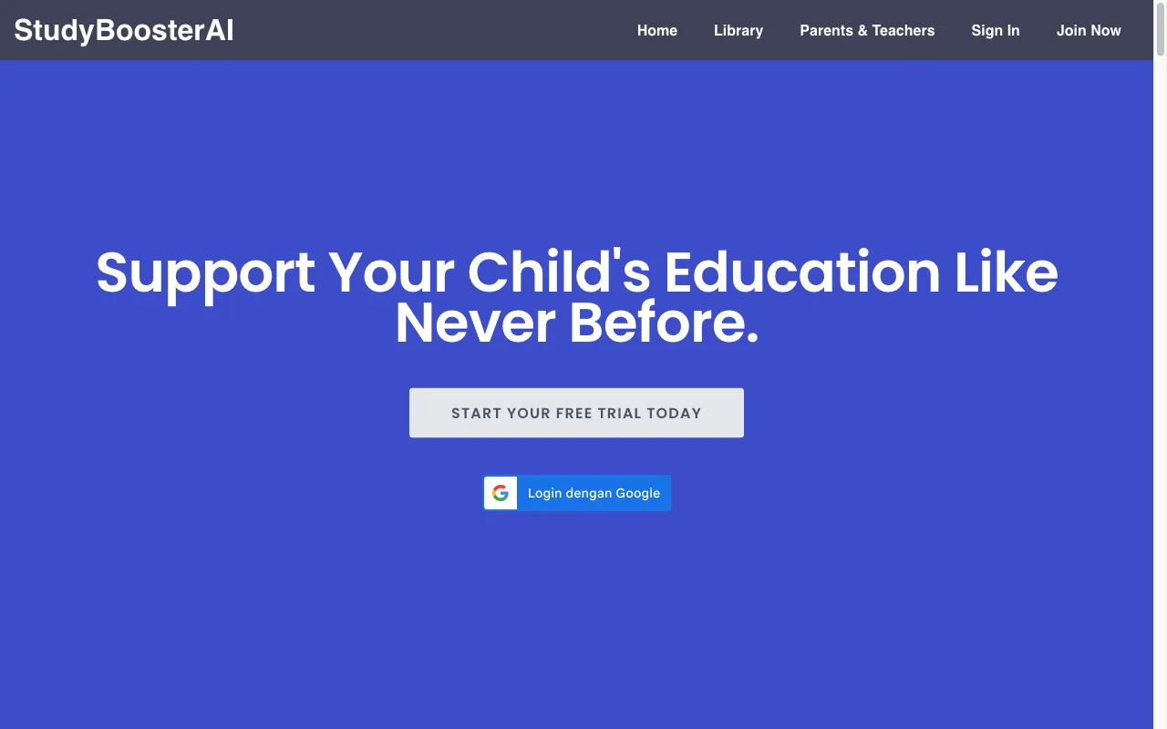 StudyBoosterAI — preview screenshot