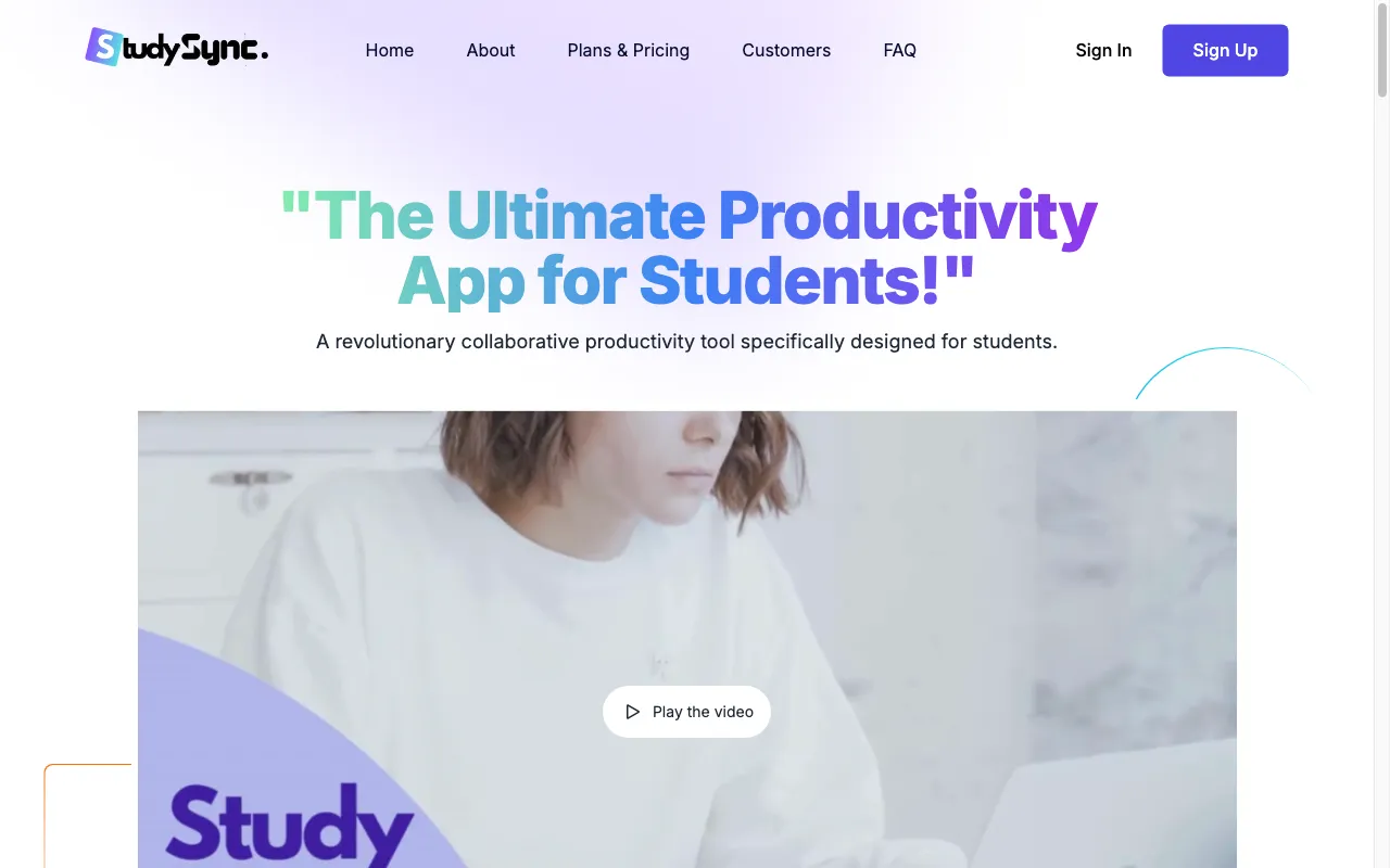 StudySync — preview screenshot