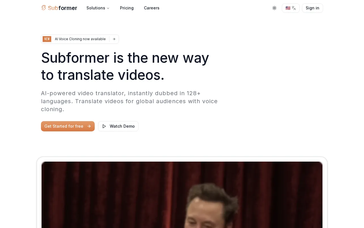 Subformer — preview screenshot