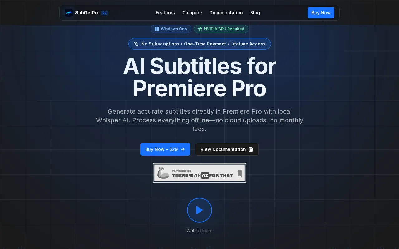 SubGetPro — preview screenshot