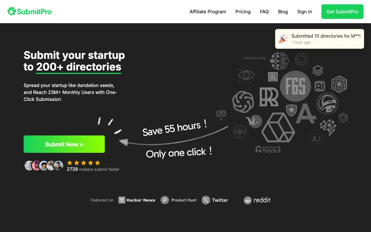 SubmitPro — preview screenshot