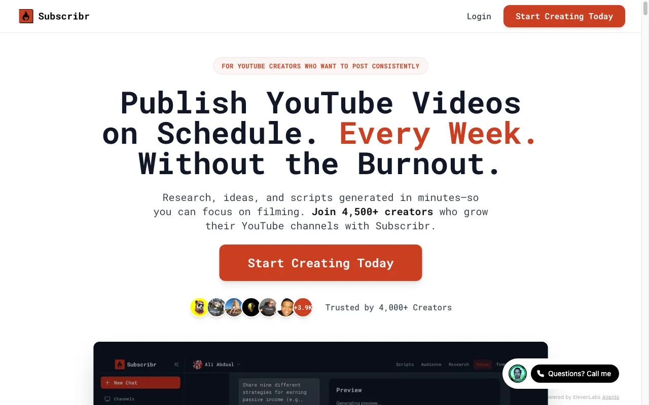 Subscribr — preview screenshot