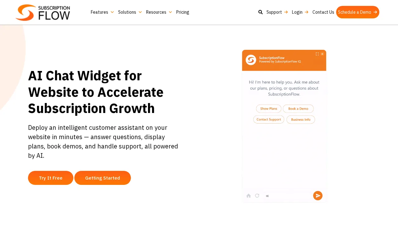 SubscriptionFlow IQ — pricing page