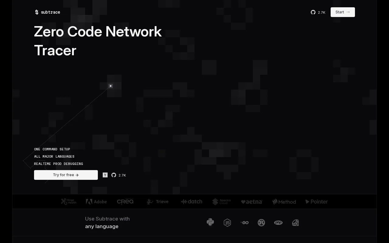 Subtrace — preview screenshot