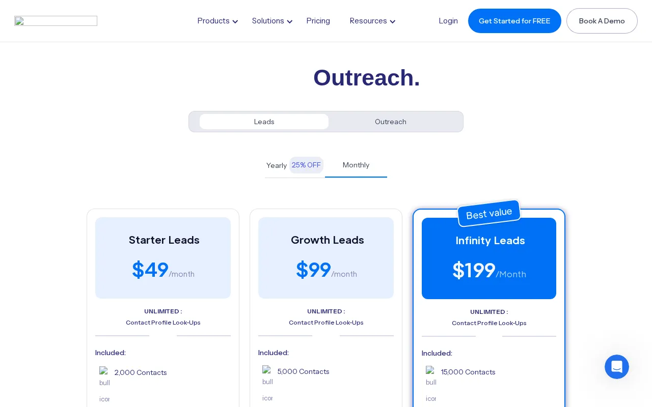Success.ai — pricing page