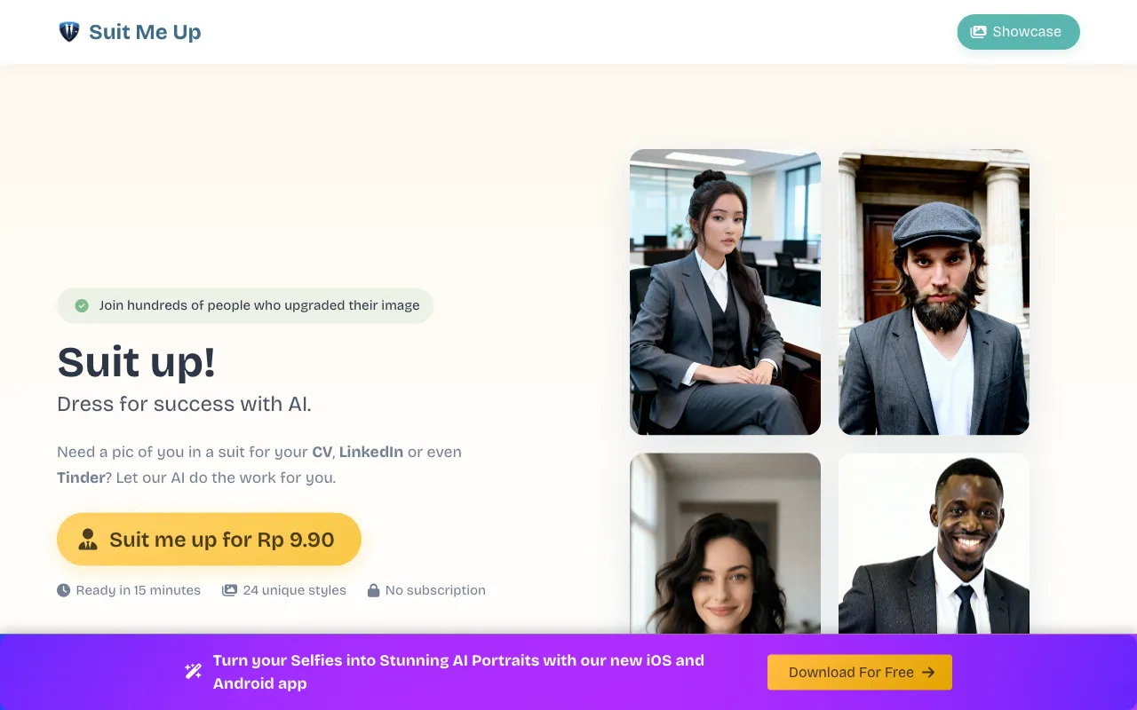 Suit Me Up — preview screenshot