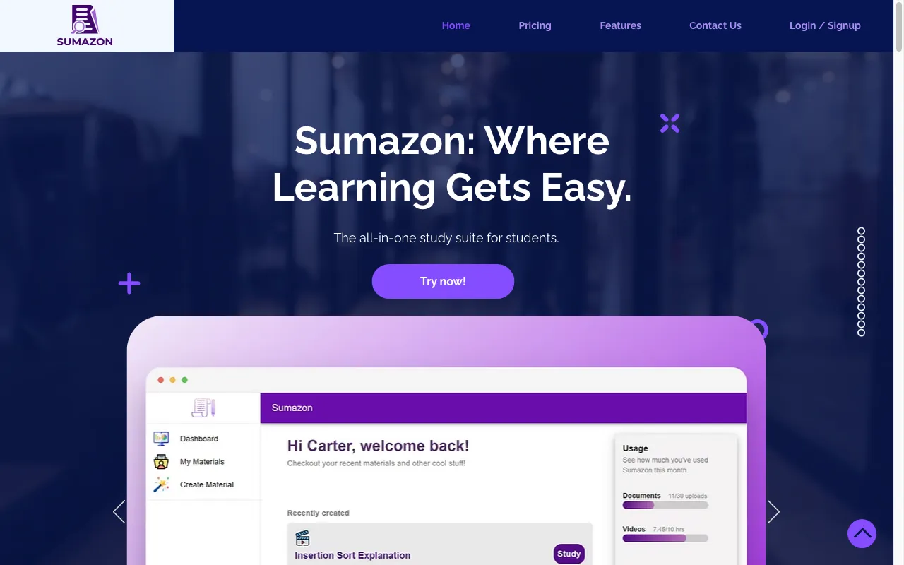 sumazon.com — preview screenshot