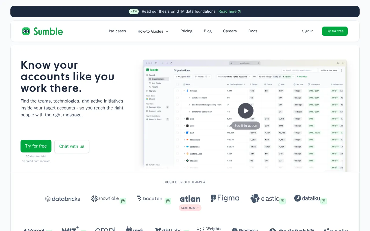 Sumble — preview screenshot