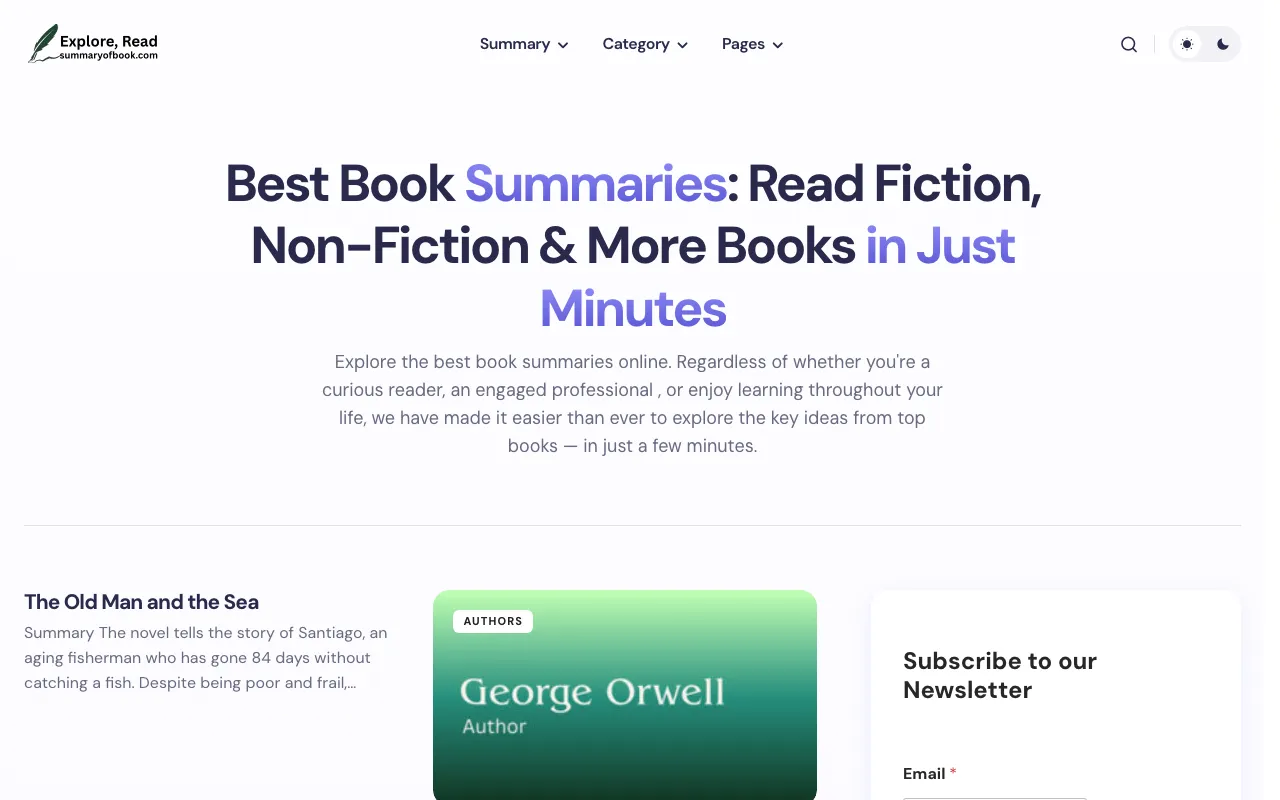 Summary Of Book (chatgpt) — preview screenshot