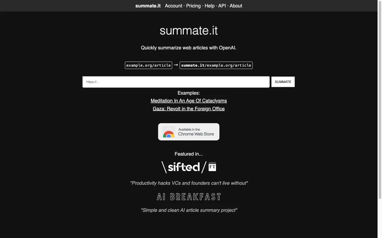 Summate — preview screenshot