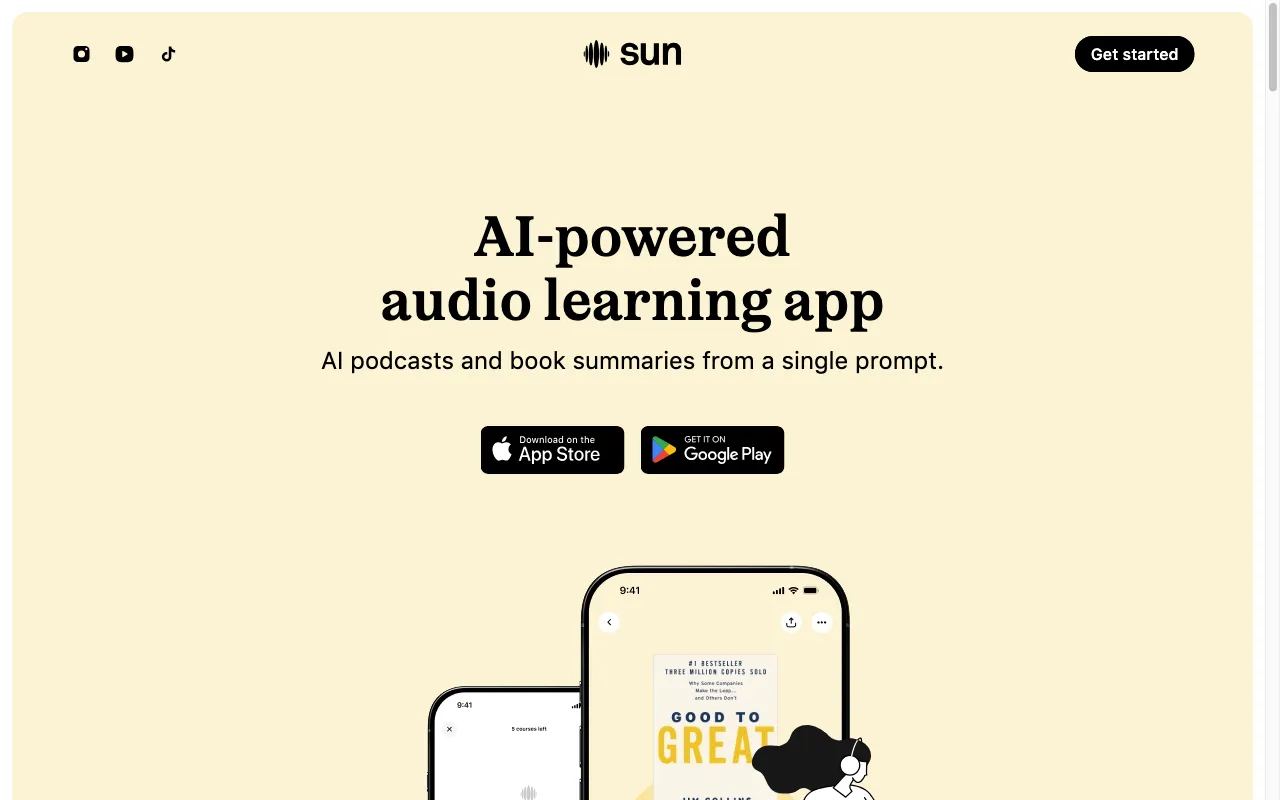 SUN AI — preview screenshot