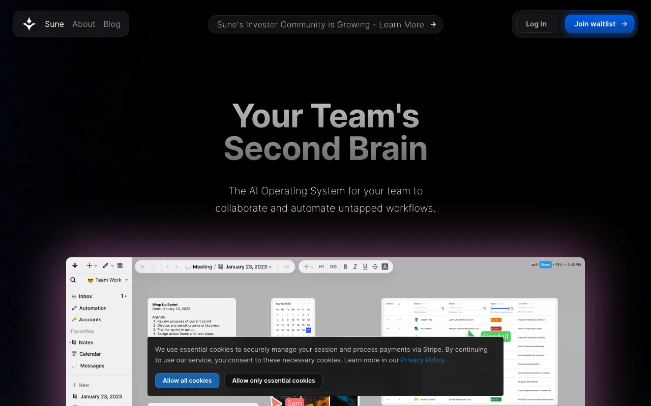 Sune — preview screenshot