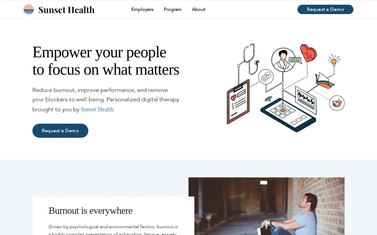 Sunset Health — pricing page