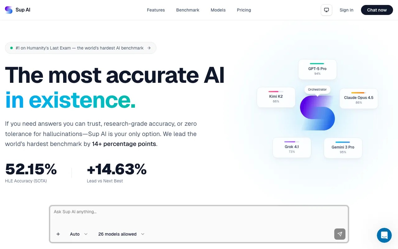 Sup AI — preview screenshot