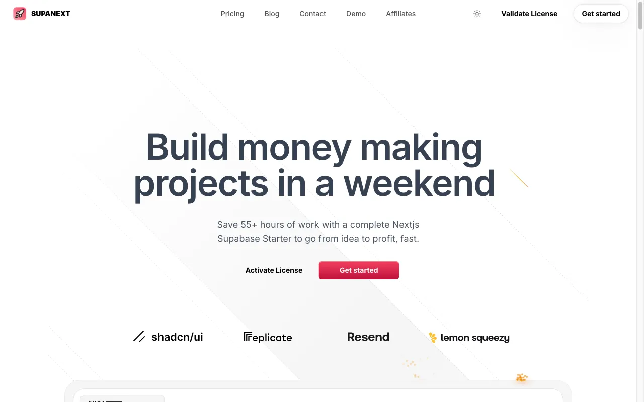 SUPANEXT — preview screenshot