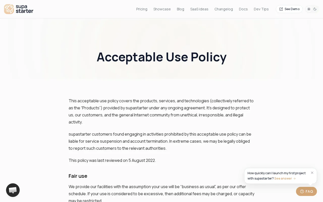 supastarter — preview screenshot