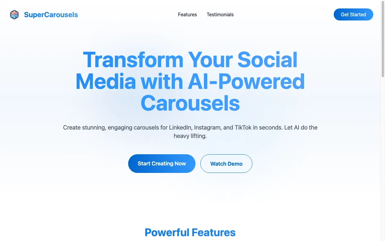 SuperCarousels — preview screenshot