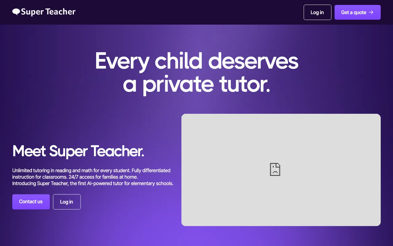 Super Teacher — preview screenshot