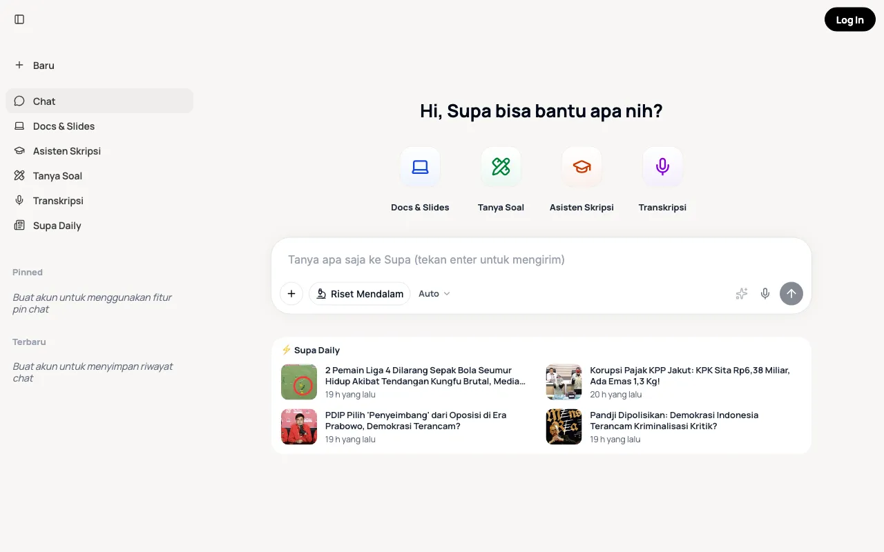 Supa — preview screenshot