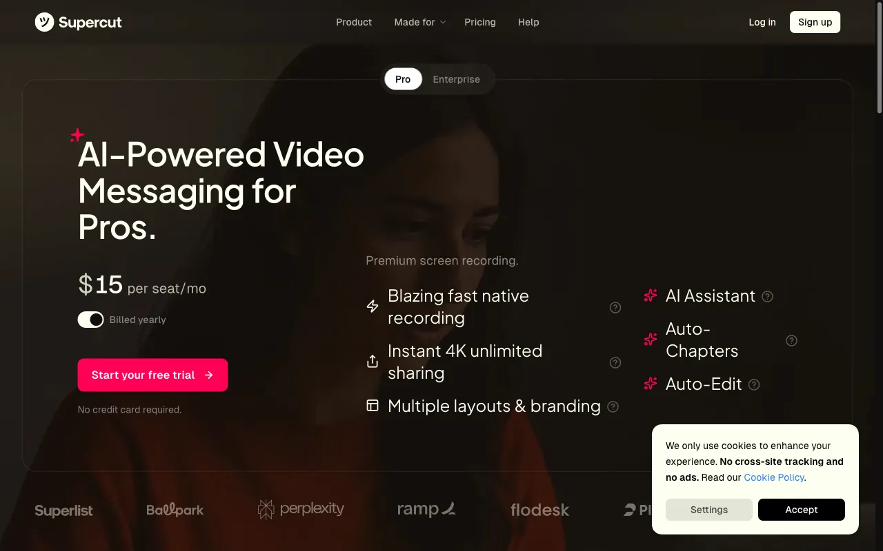 ツSupercut — pricing page