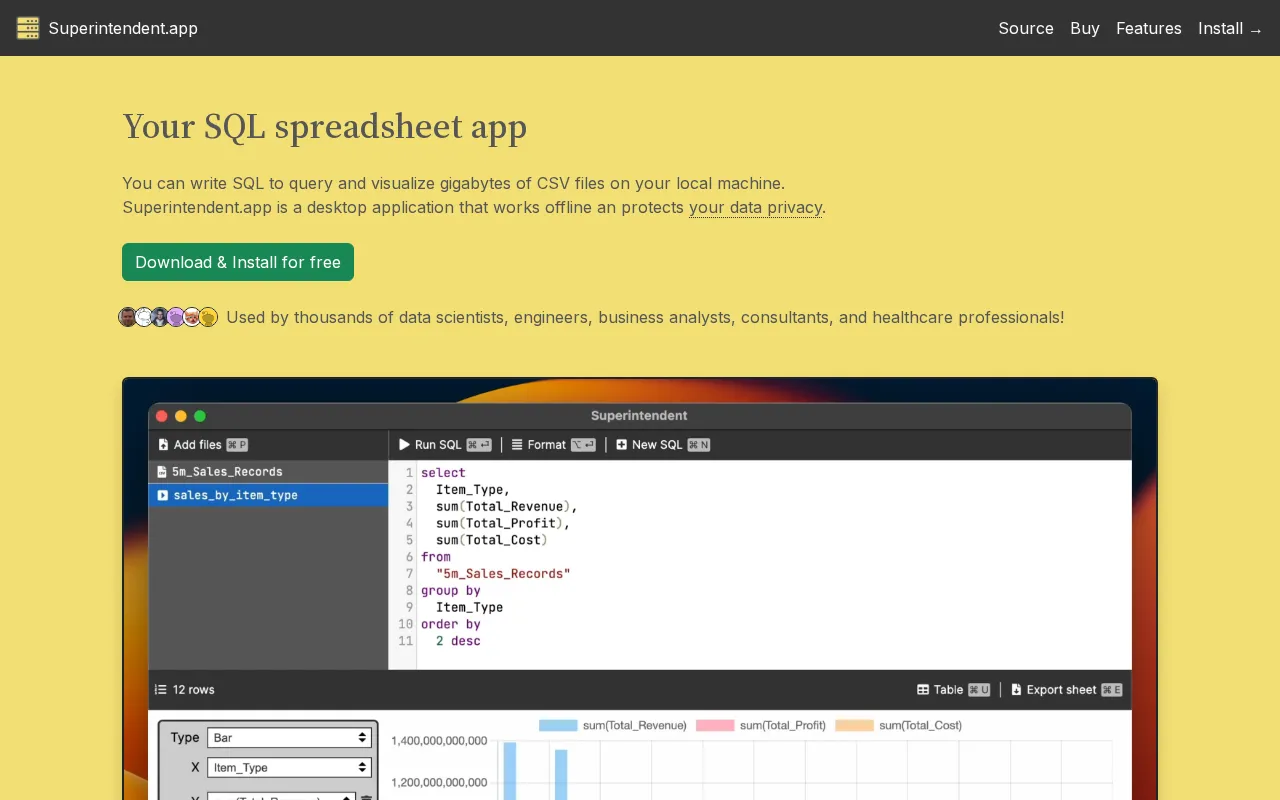 Superintendent.app — preview screenshot