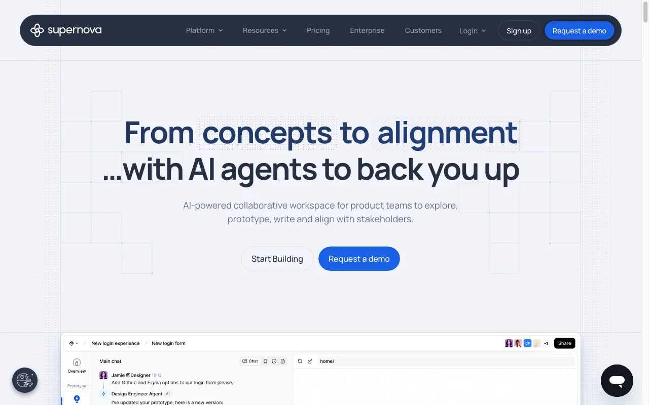 Supernova.io — preview screenshot