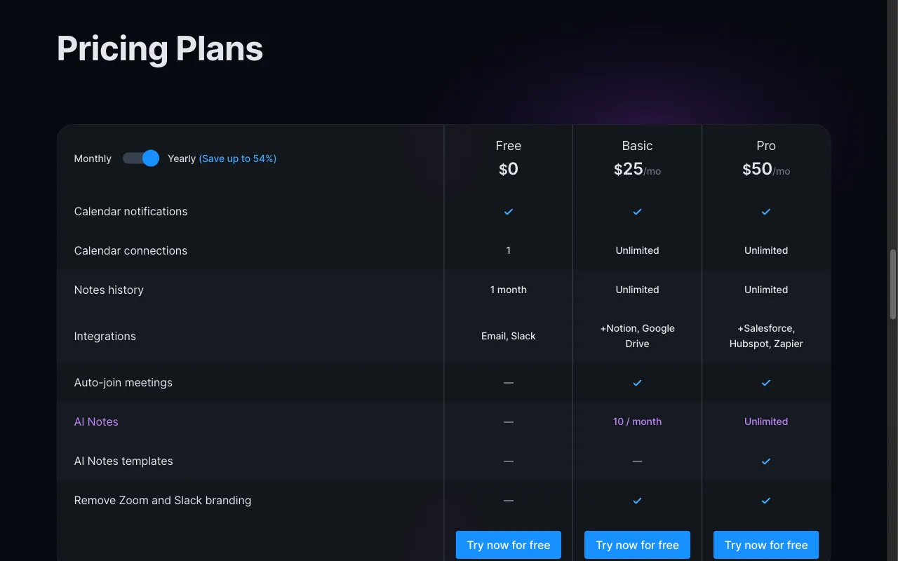 Superpowered — pricing page