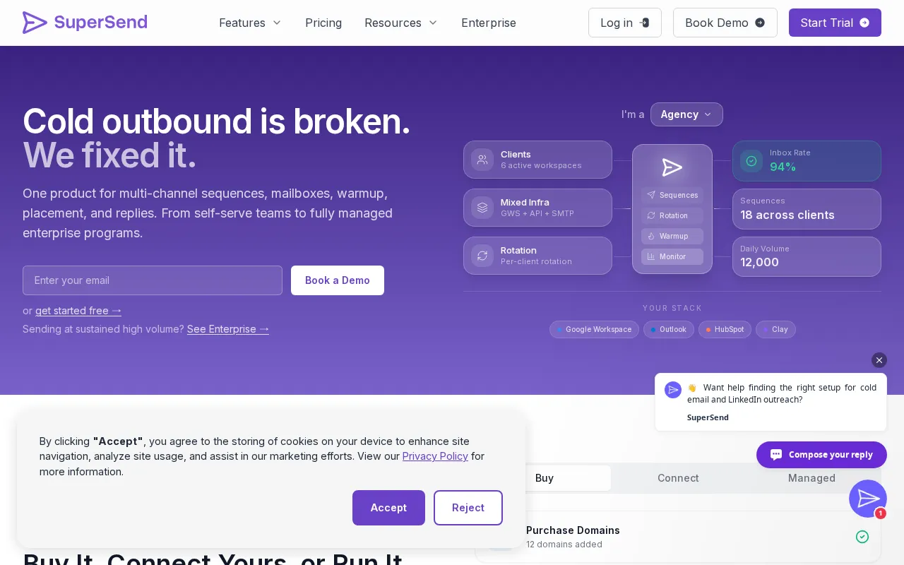 SuperSend — preview screenshot