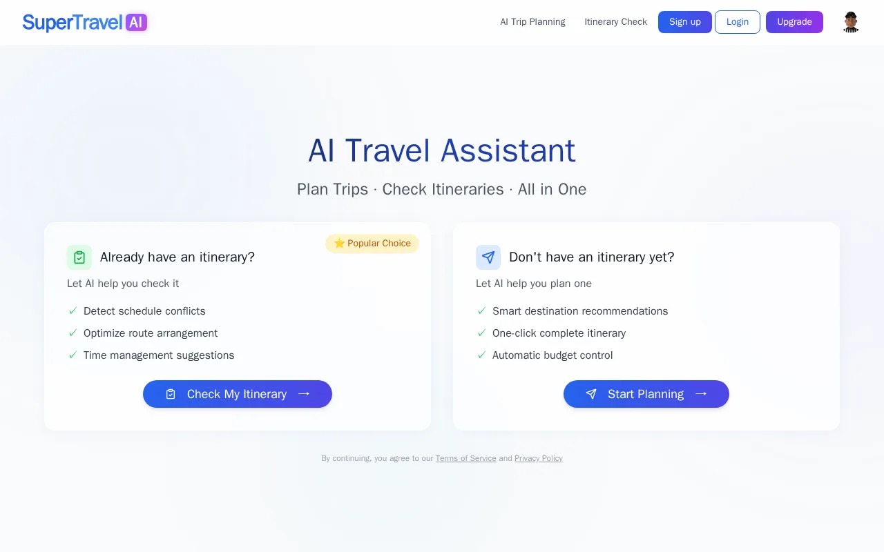 SuperTravel — preview screenshot